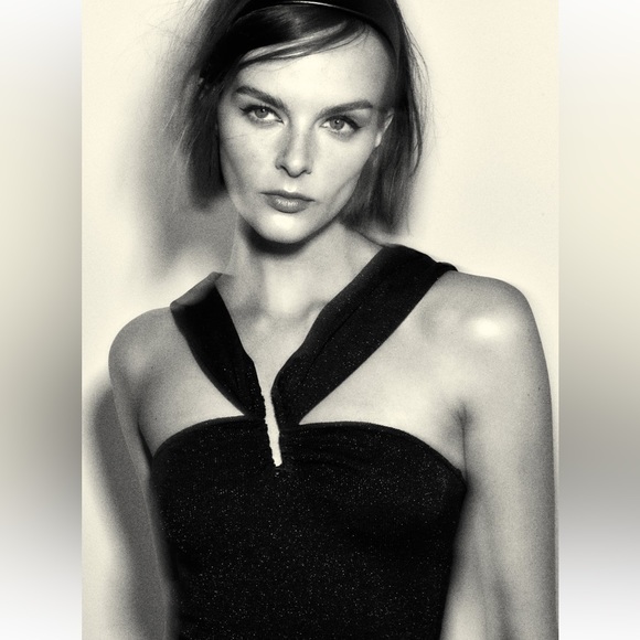 ZARA KNIT MINI DRESS - Picture 4 of 9